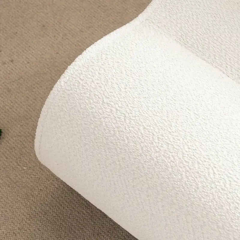 Poltrona reclinabile in tessuto granulato con cuscini – Nero opaco / Beige / Grigio scuro, Posto singolo
