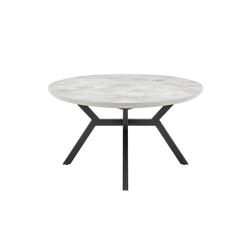Set da pranzo ovale allungabile bianco per 6 persone, 7 pezzi con gambe in metallo