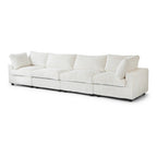 Divano componibile modulare nero/marrone chiaro/beige/grigio, a L/a U/lineare, 4 posti