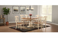 Antiqued Caramel Biscotti Napoleon Back 7-Piece Bella Dining Set