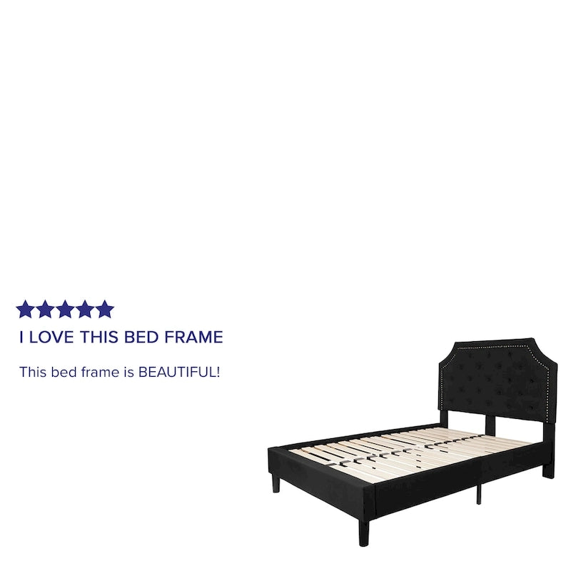 Letto a piattaforma a costine ad arco beige/grigio chiaro/grigio scuro/nero, Queen, 1 materasso