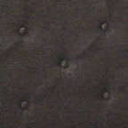 Struttura letto imbottita con bottoni, misura piazza e mezza, Grigio Scuro / Blu / Crema / Grigio Chiaro, 1 persona