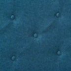 Struttura letto imbottita con bottoni, misura piazza e mezza, Grigio Scuro / Blu / Crema / Grigio Chiaro, 1 persona