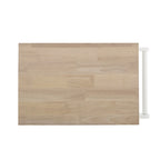 Carrello da cucina con rotelle grigio/nero/bianco + naturale (1 persona)
