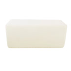 Panca contenitore imbottita in sherpa color crema – 1 persona