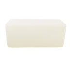 Panca contenitore imbottita in sherpa color crema – 1 persona