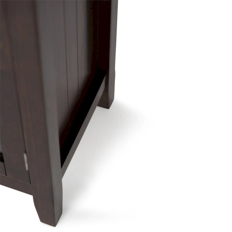 Mobile TV in legno massello marrone/nero/bianco per 1, adatto a TV fino a 60 pollici