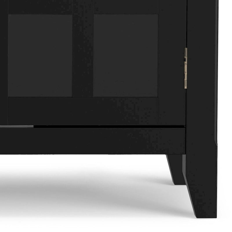 Mobile TV in legno massello marrone/nero/bianco per 1, adatto a TV fino a 60 pollici
