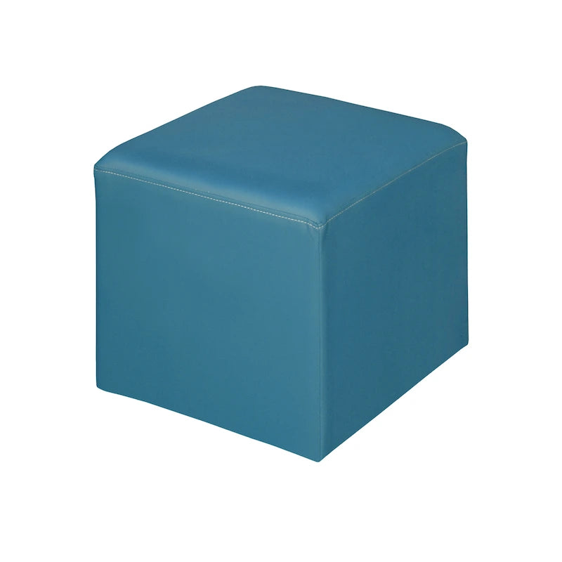 Pouf quadrato in peluche, 1 posto – Vari colori