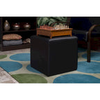 Pouf quadrato in peluche, 1 posto – Vari colori