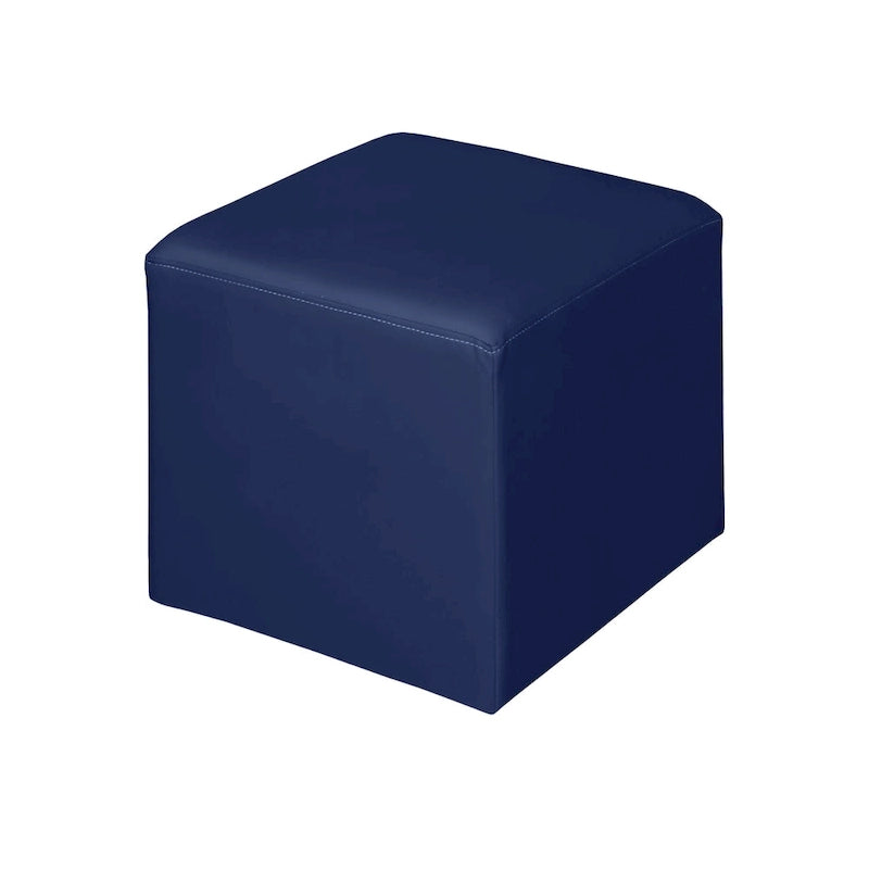 Pouf quadrato in peluche, 1 posto – Vari colori
