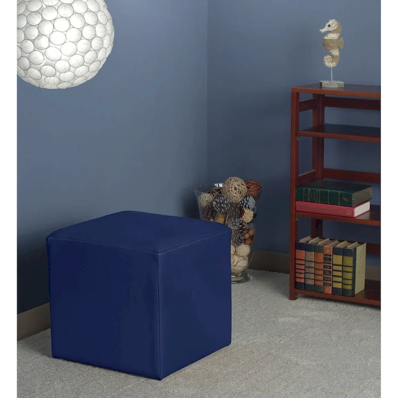 Pouf quadrato in peluche, 1 posto – Vari colori