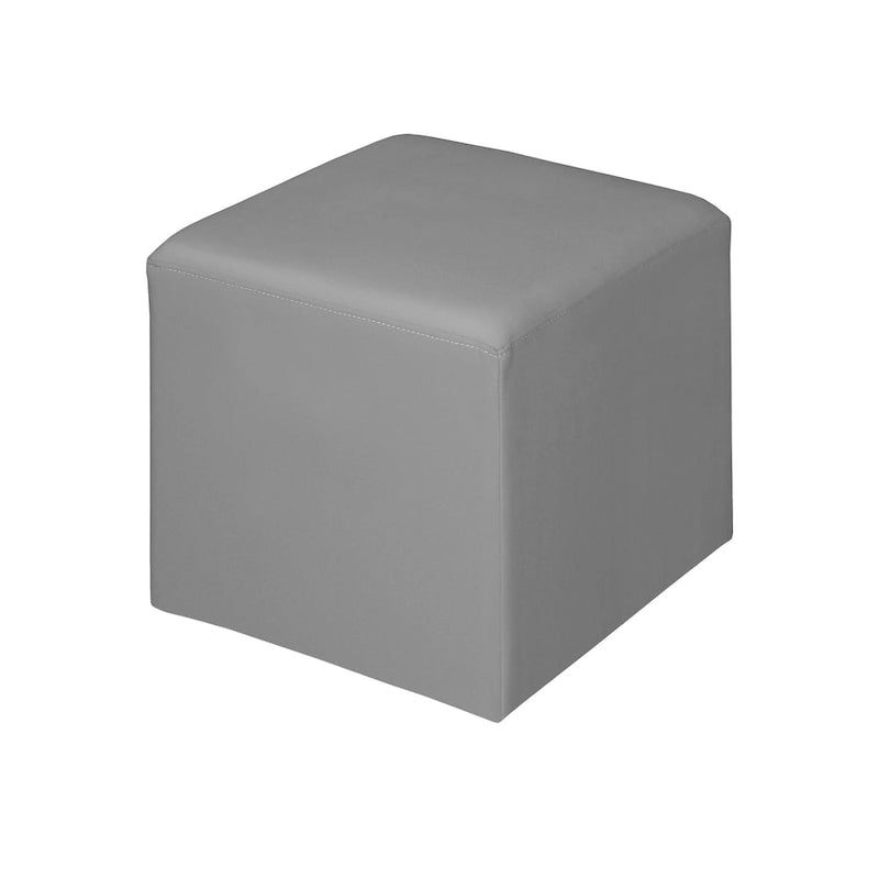Pouf quadrato in peluche, 1 posto – Vari colori