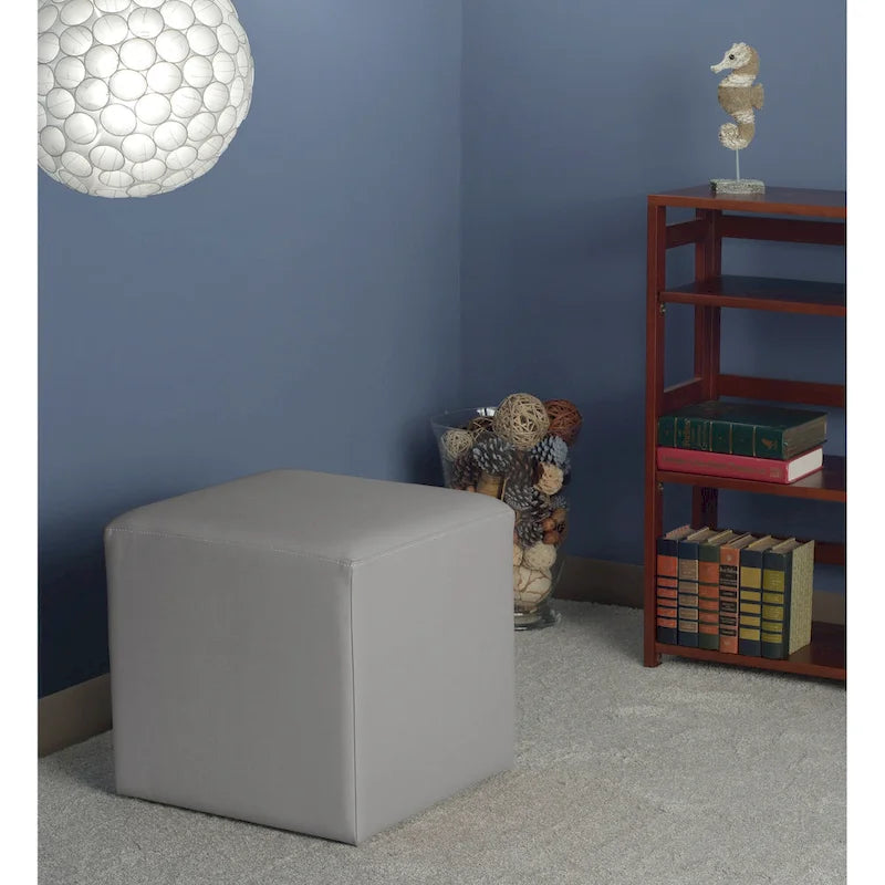 Pouf quadrato in peluche, 1 posto – Vari colori