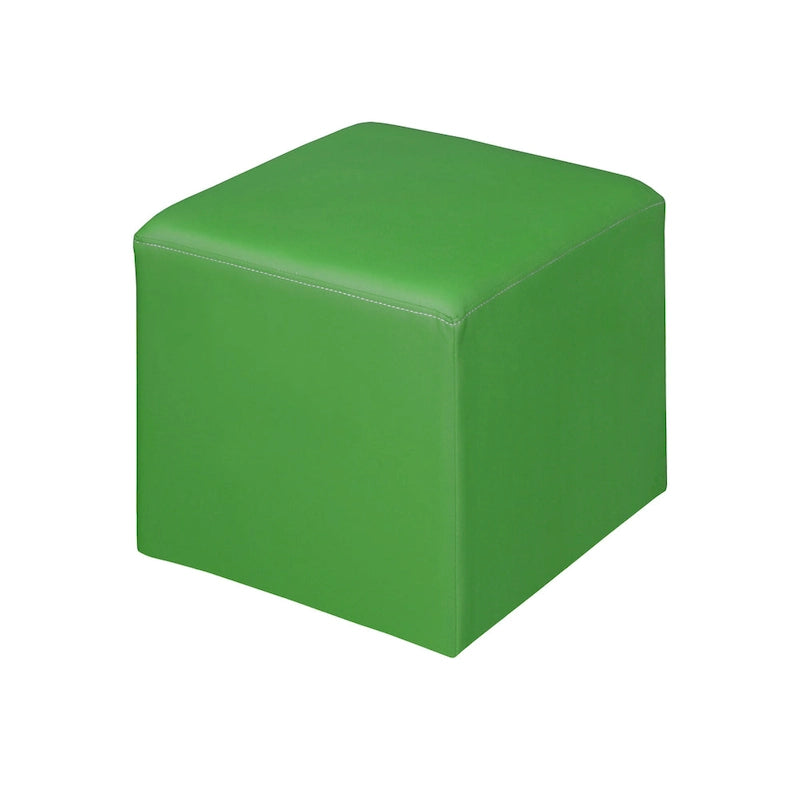 Pouf quadrato in peluche, 1 posto – Vari colori