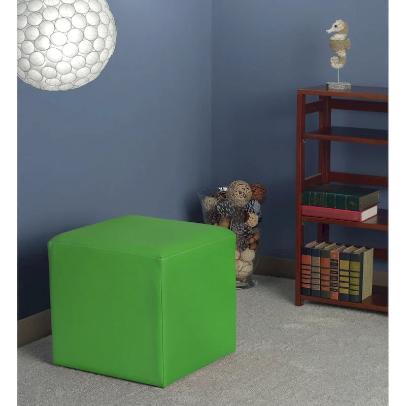 Pouf quadrato in peluche, 1 posto – Vari colori