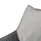 Poltrona Sacco Oversize in Velluto con Braccioli – Tortora / Blu Notte / Grigio / Rosa / Blu Reale – 1 Persona