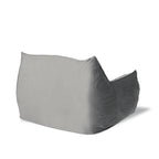 Poltrona Sacco Oversize in Velluto con Braccioli – Tortora / Blu Notte / Grigio / Rosa / Blu Reale – 1 Persona