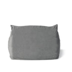 Poltrona Sacco Oversize in Velluto con Braccioli – Tortora / Blu Notte / Grigio / Rosa / Blu Reale – 1 Persona