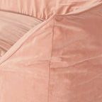 Poltrona Sacco Oversize in Velluto con Braccioli – Tortora / Blu Notte / Grigio / Rosa / Blu Reale – 1 Persona
