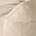 Poltrona Sacco Oversize in Velluto con Braccioli – Tortora / Blu Notte / Grigio / Rosa / Blu Reale – 1 Persona