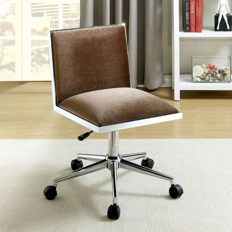 Sedia da ufficio contemporanea in tessuto nero / grigio / marrone / blu marino / viola, regolabile in altezza, singola