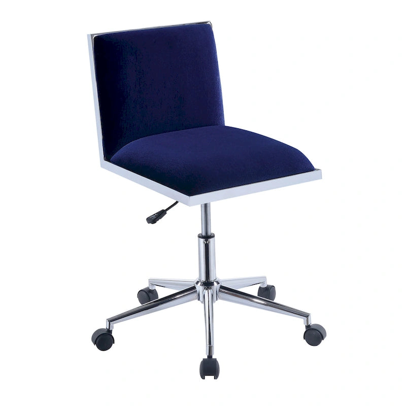 Sedia da ufficio contemporanea in tessuto nero / grigio / marrone / blu marino / viola, regolabile in altezza, singola