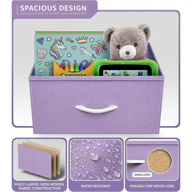 Comodino a 2 cassetti con ripiano - Mobiletto comodino, tavolino, cassettiera