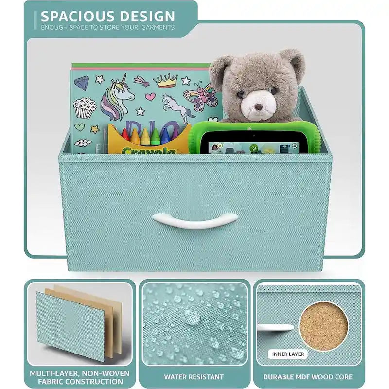Comodino a 2 cassetti con ripiano - Mobiletto comodino, tavolino, cassettiera