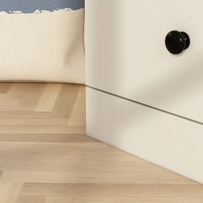Armadio grande per camera da letto con asta appendiabiti e cassetti, bianco/marrone/legno, montaggio da 2 persone