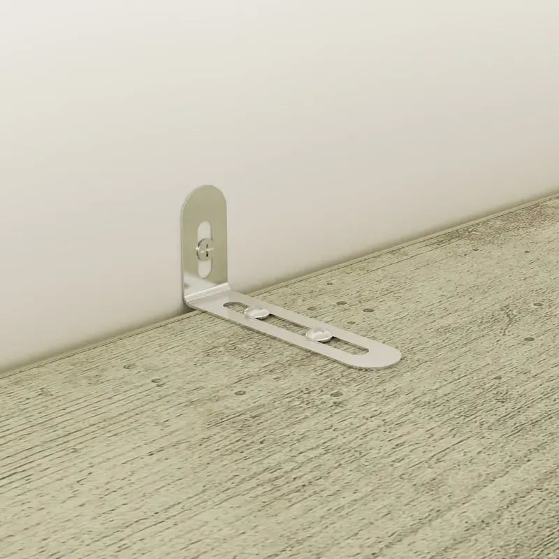 Armadio grande per camera da letto con asta appendiabiti e cassetti, bianco/marrone/legno, montaggio da 2 persone