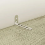 Armadio grande per camera da letto con asta appendiabiti e cassetti, bianco/marrone/legno, montaggio da 2 persone