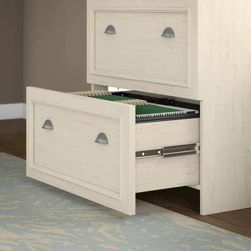 Scrivania a L multicolore con credenza e contenitore – 5 pezzi, 1 persona
