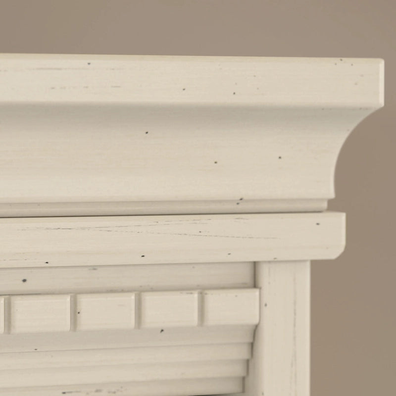 Scrivania a L multicolore con credenza e contenitore – 5 pezzi, 1 persona