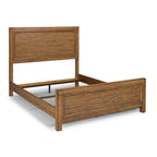 Letto matrimoniale con pannello a cornice in legno marrone, 1 persona