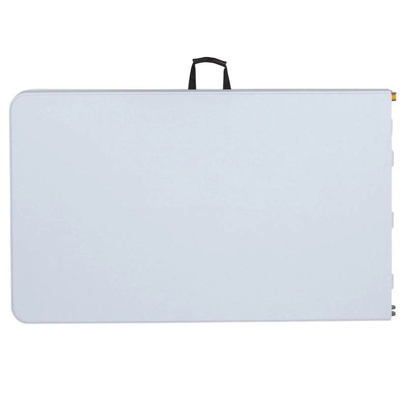 Tavolo Pieghevole Bi-Fold Granite White, Posti a Sedere 10, Altezza Regolabile