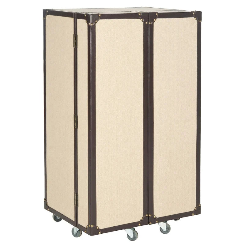 Mobile bar in stile vintage, rovere/verde, con portabicchieri e cassetti