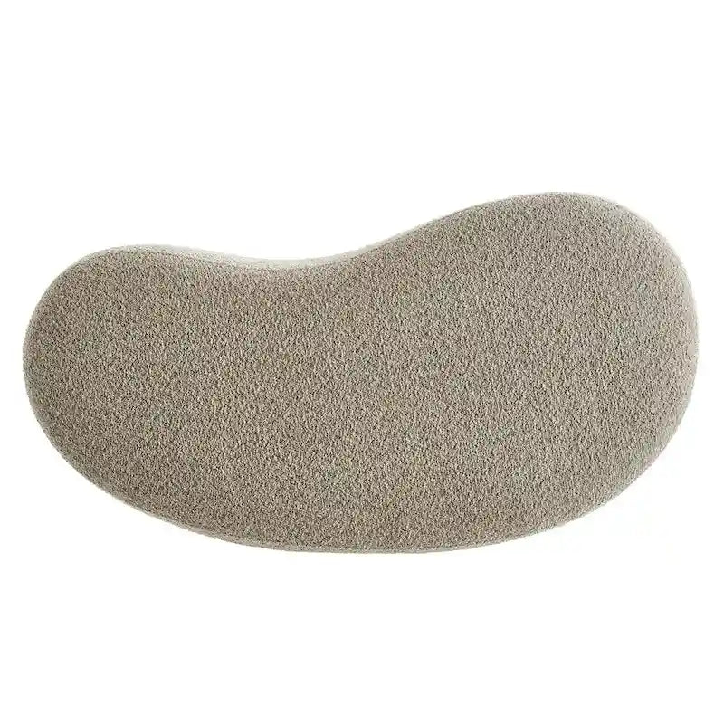 Panca Pouf Rivestita in Velluto, Avena/Ardesia/Crema/Salvia, Seduta Singola, 122 cm L