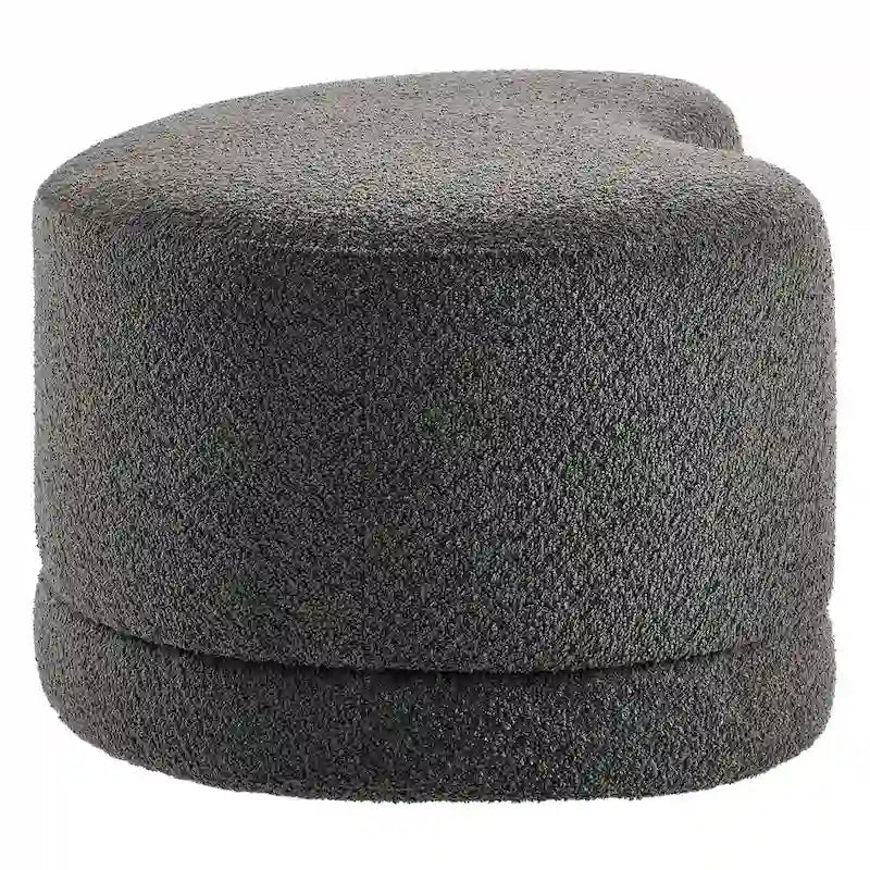 Panca Pouf Rivestita in Velluto, Avena/Ardesia/Crema/Salvia, Seduta Singola, 122 cm L