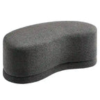 Panca Pouf Rivestita in Velluto, Avena/Ardesia/Crema/Salvia, Seduta Singola, 122 cm L