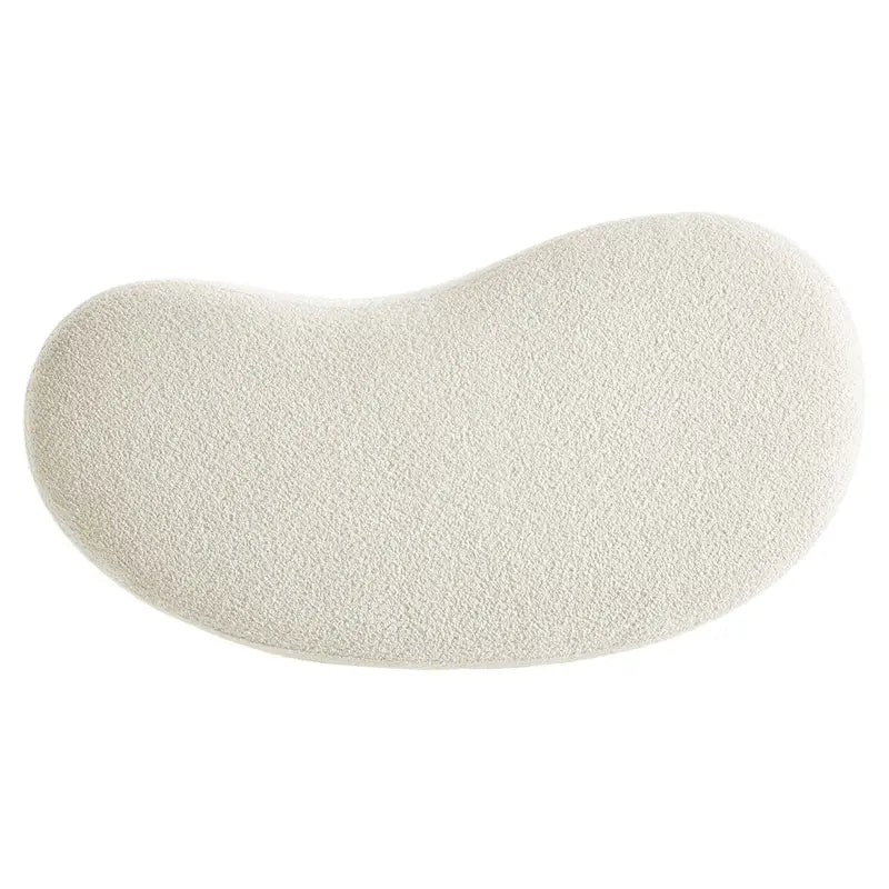 Panca Pouf Rivestita in Velluto, Avena/Ardesia/Crema/Salvia, Seduta Singola, 122 cm L