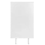 Mobile Contenitore Fantasia Onde Blu Navy/Bianco, 2 Ante e 2 Cassetti, Uso Singolo
