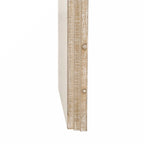 Consolle retrò in legno naturale/nero anticato con 2 cassetti