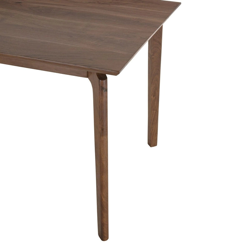 Tavolo da pranzo Mid-Century Modern marrone, 6 posti a sedere