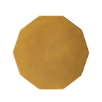 Sgabello/Tavolino d'appoggio geometrico dorato per 1 persona