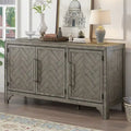 Madia/Mobile Contenitore a 3 Ante Grigio/Blu