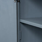 Madia/Mobile Contenitore a 3 Ante Grigio/Blu
