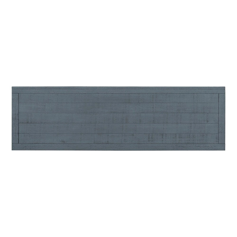 Madia/Mobile Contenitore a 3 Ante Grigio/Blu