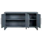 Madia/Mobile Contenitore a 3 Ante Grigio/Blu