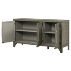 Madia/Mobile Contenitore a 3 Ante Grigio/Blu